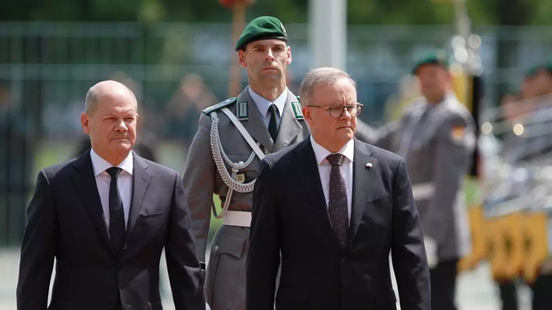 Olaf Scholz und Anthony Albanese am 10.07.2023 - Bild: ?ber dts Nachrichtenagentur