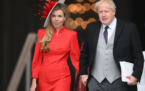 Boris Johnson und seine Frau Carrie freuen sich über Nachwuchs. - Foto: Daniel Leal/PA Wire/dpa