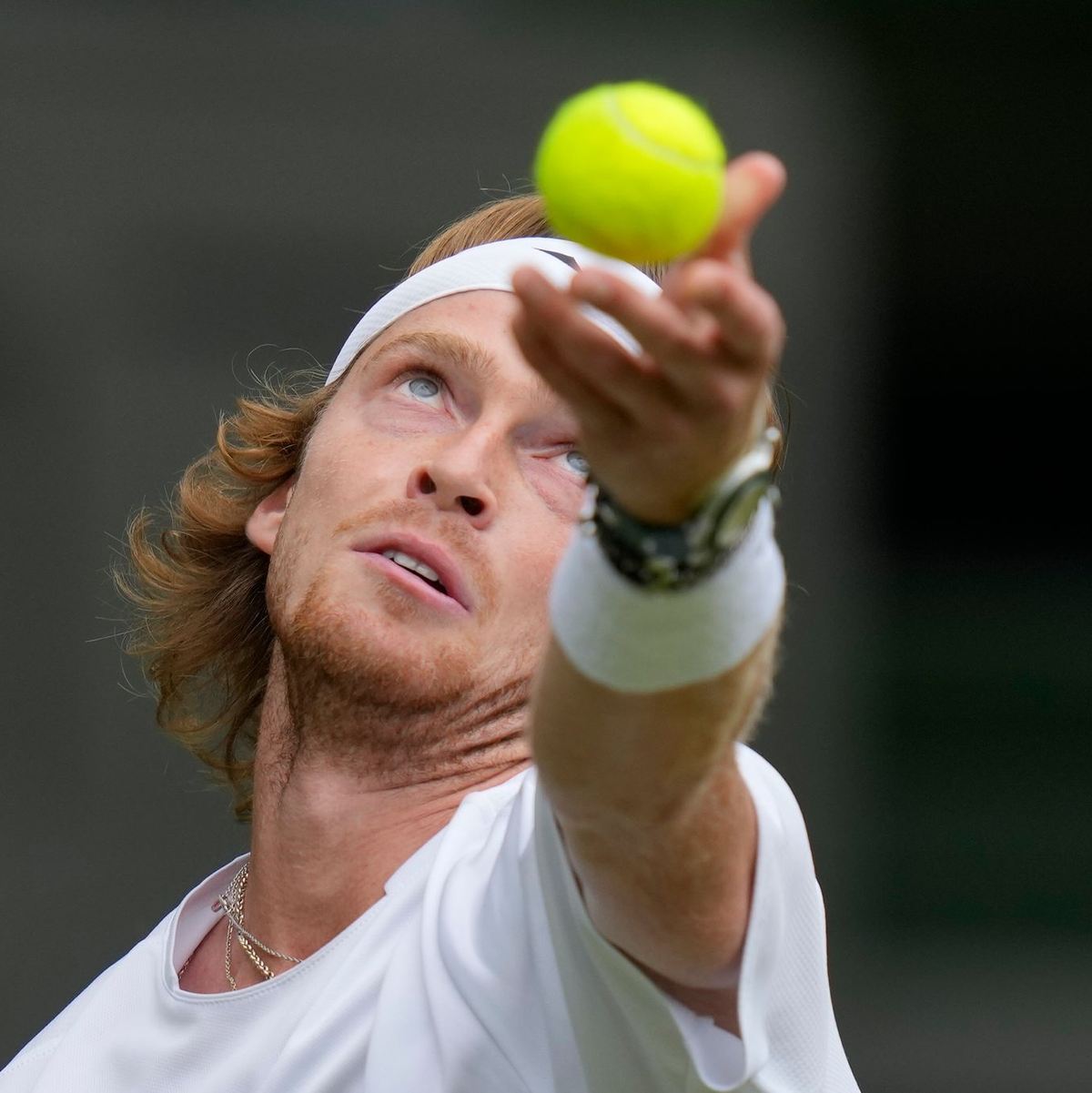 Andrej Rubljow konnte nur den ersten Satz für sich entscheiden. - Foto: Kirsty Wigglesworth/AP/dpa