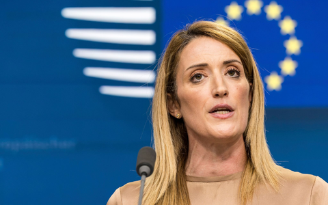 EU-Parlamentspräsidentin Roberta Metsola. - Foto: Geert Vanden Wijngaert/AP/dpa