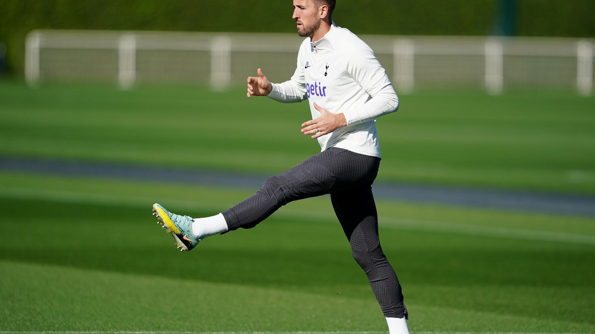 Trat wie erwartet bei Tottenham Hotspur das Training an: Harry Kane. - Foto: Zac Goodwin/PA Wire/dpa