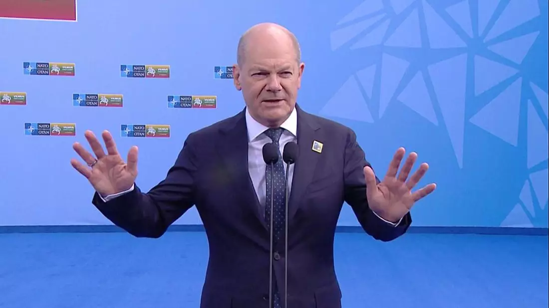 Olaf Scholz am 11.07.2023 in Vilnius - Bild: ?ber dts Nachrichtenagentur