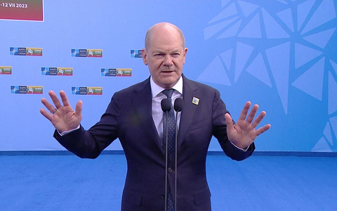 Olaf Scholz am 11.07.2023 in Vilnius - Foto: ?ber dts Nachrichtenagentur