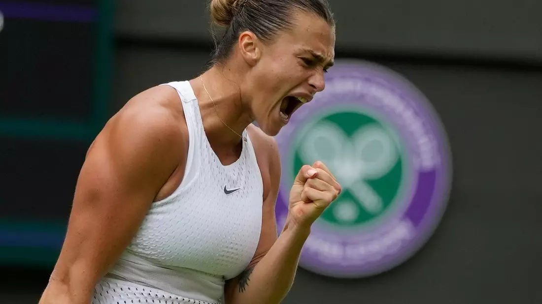 Aryna Sabalenka setzte sich in zwei Sätzen gegen Madison Keys durch. - Bild: Alastair Grant/AP/dpa