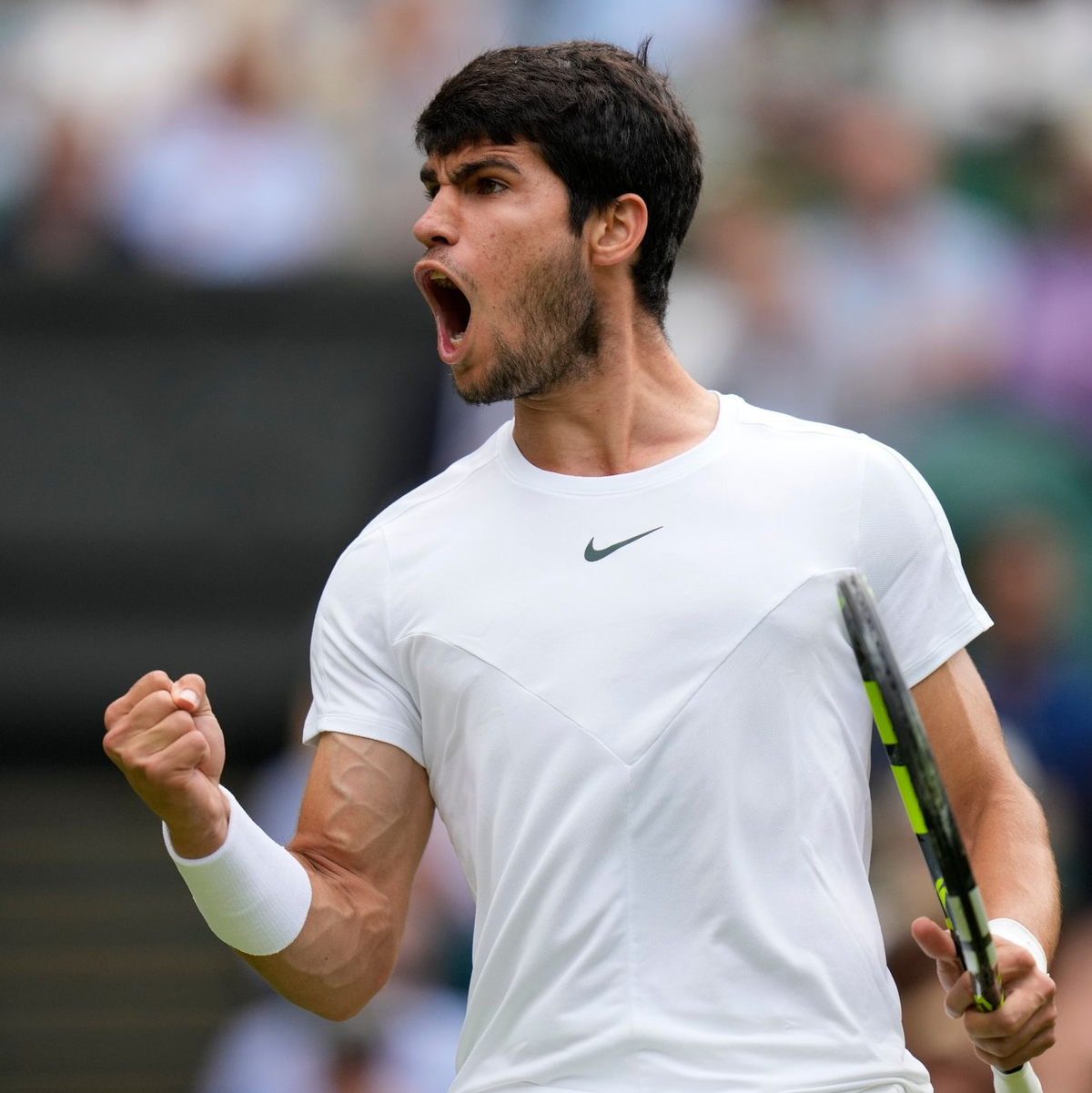 Mit Wimbledon gewann Carlos Alcaraz seinen zweiten Grand-Slam-Titel. - Foto: Kirsty Wigglesworth/AP/dpa