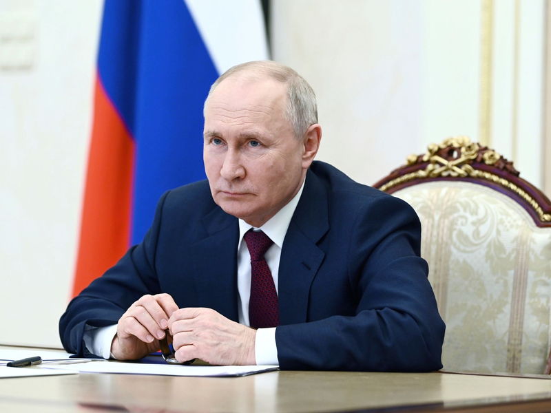 Kremlchef Wladimir Putin in Moskau. - Foto: Alexander Kazakov/Sputnik Pool Kremlin/AP/dpa