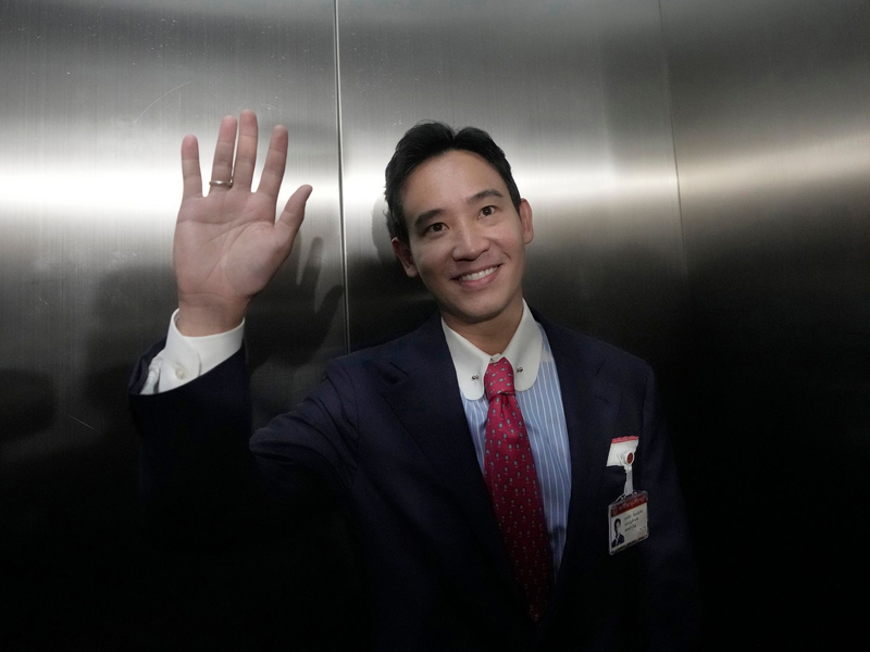 Pita Limjaroenrat will neuer Ministerpräsident in Thailand werden. - Foto: Sakchai Lalit/AP/dpa