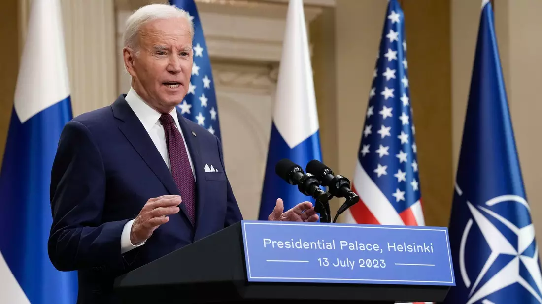 US-Präsident Joe Biden sieht für Putin keine Möglichkeit, den Krieg zu gewinnen. - Bild: Susan Walsh/AP/dpa