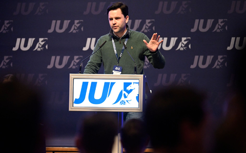 Johannes Winkel, Bundesvorsitzender der Jungen Union. - Foto: Roberto Pfeil/dpa