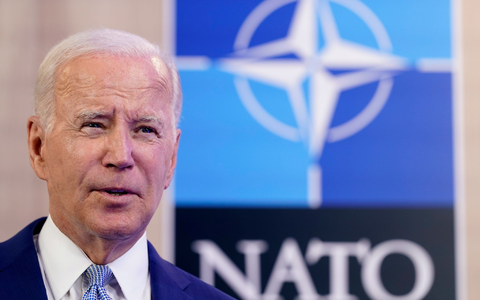 US-Präsident Joe Biden beim Nato-Gipfel in Vilnius. - Foto: Susan Walsh/AP/dpa