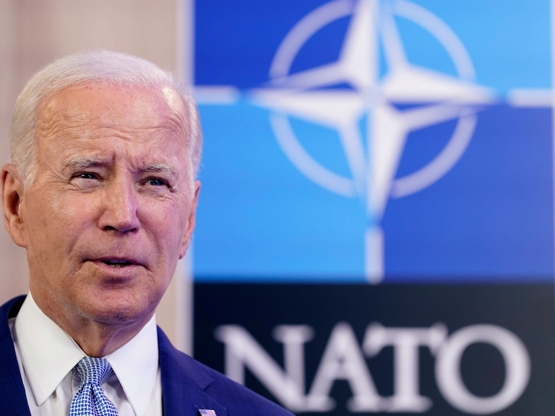US-Präsident Joe Biden beim Nato-Gipfel in Vilnius. - Foto: Susan Walsh/AP/dpa