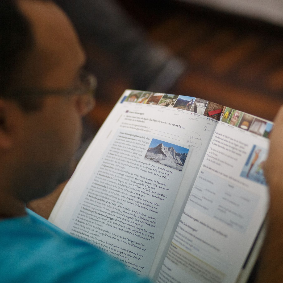 Teil der Vorbereitung: Deutsch lernen. - Foto: Joao Gabriel Alves/dpa