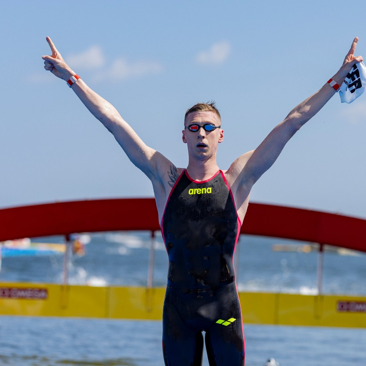 Siegte im Rennen über fünf Kilometer und holt damit WM-Gold: Florian Wellbrock. - Foto: Jo Kleindl/DSV/dpa