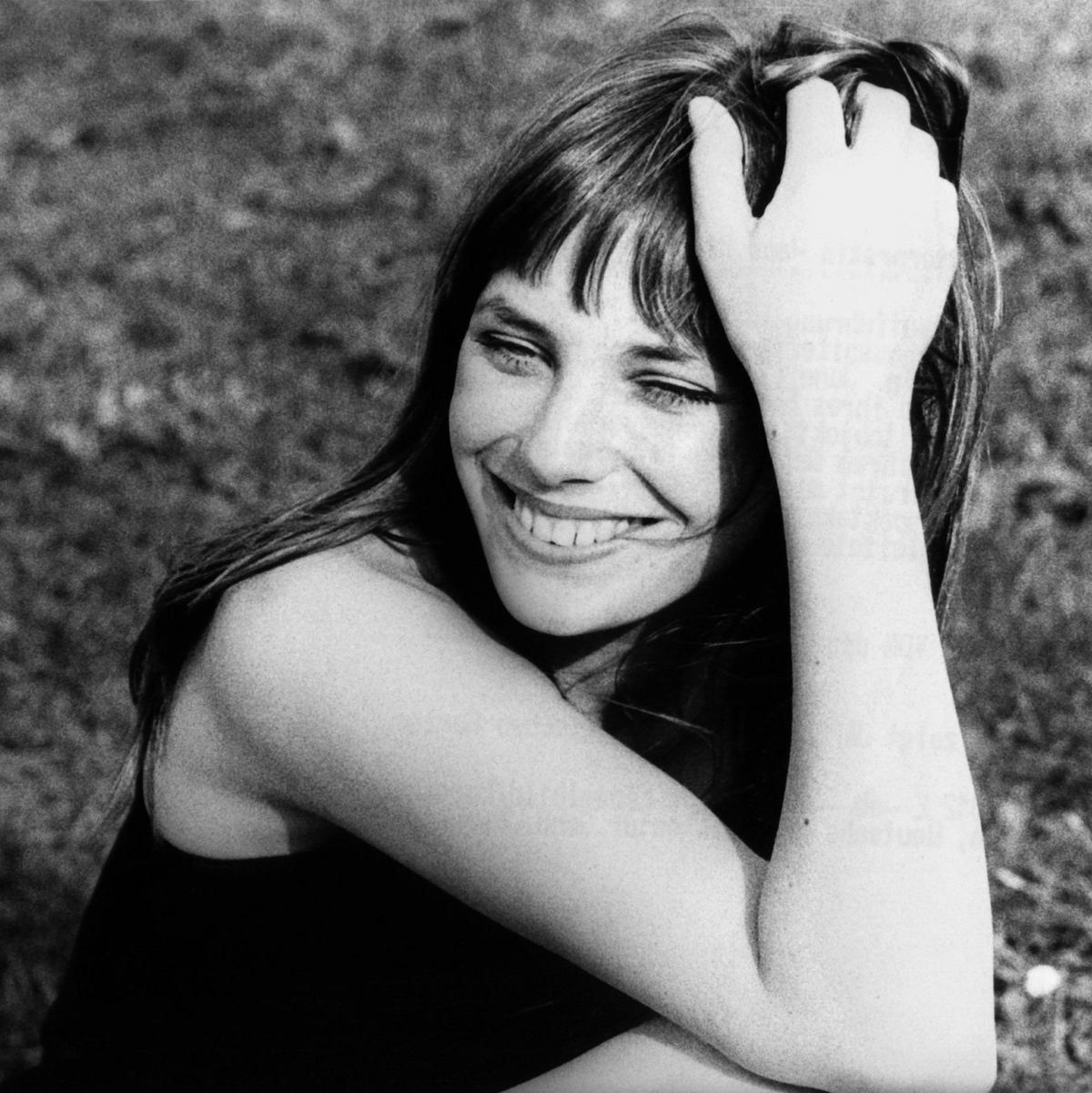 Jane Birkin, englisch-französische Sängerin und Schauspielerin, im Mai 1970 im Englischen Garten in München. - Foto: Parschauer/dpa