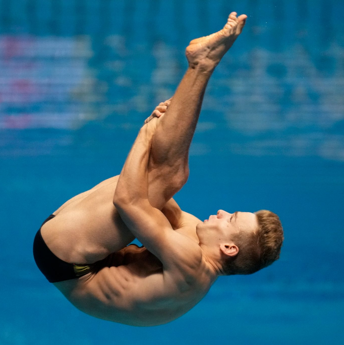 Wasserspringer Moritz Wesemann aus Deutschland ist in Doha ein Hoffnungsträger. - Foto: Lee Jin-man/AP/dpa