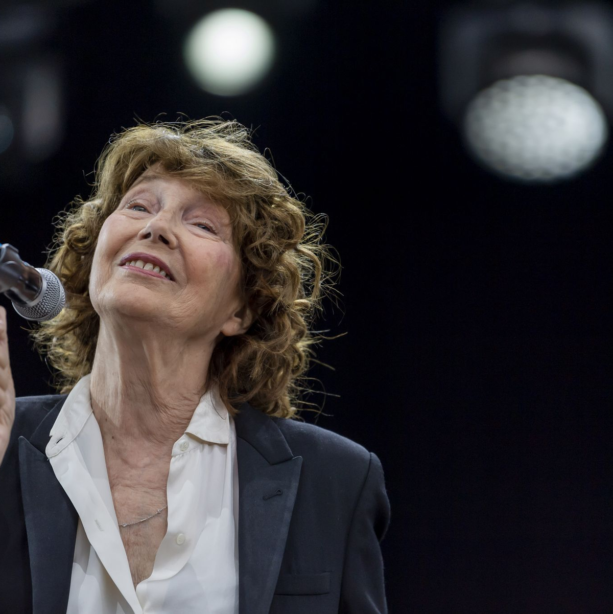 Jane Birkin bei einem Auftritt in der Schweiz (2019). - Foto: Martial Trezzini/KEYSTONE/dpa