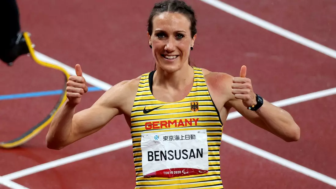 Irmgard Bensusan gewann bei der Para-WM in Paris Gold über 200 Meter. - Bild: Karl-Josef Hildenbrand/dpa/Archivbild