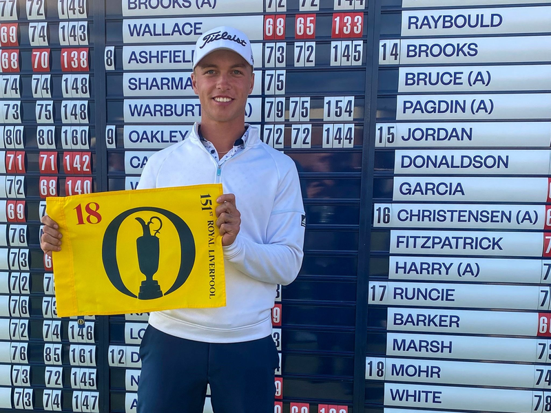 Golfer Tiger Christensen vom Hamburger Golf Club. - Foto: -/dpa