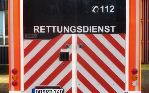 FW-OB: Verkehrsunfall mit sechs Verletzten auf der Osterfelder Straße - Foto: presseportal.de