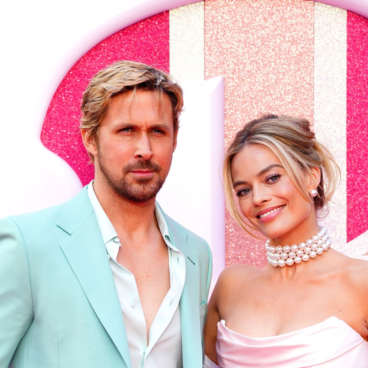 Die Hauptdarsteller Ryan Gosling und Margot Robbie bei der «Barbie»-Premiere in London. - Foto: Ian West/PA Wire/dpa
