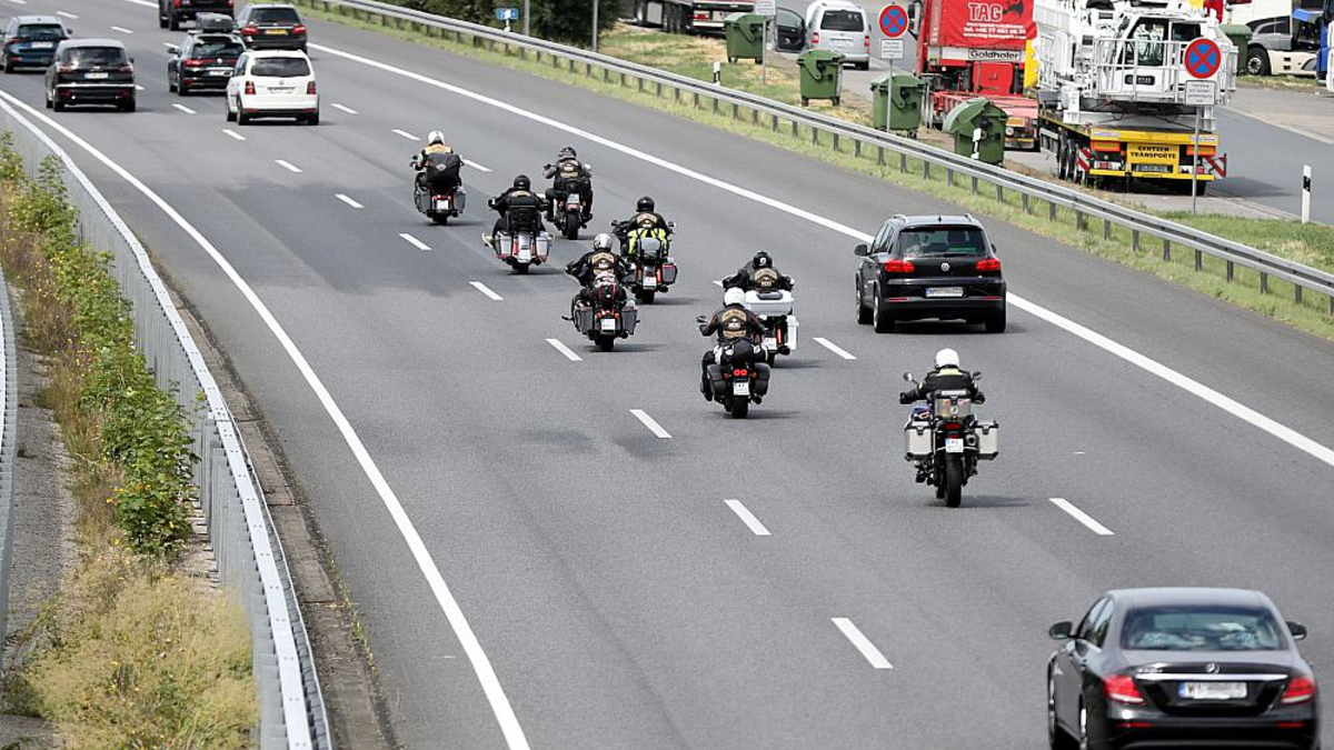 Harley-Fahrer auf der Autobahn am 15.07.2023 - Foto: ?ber dts Nachrichtenagentur