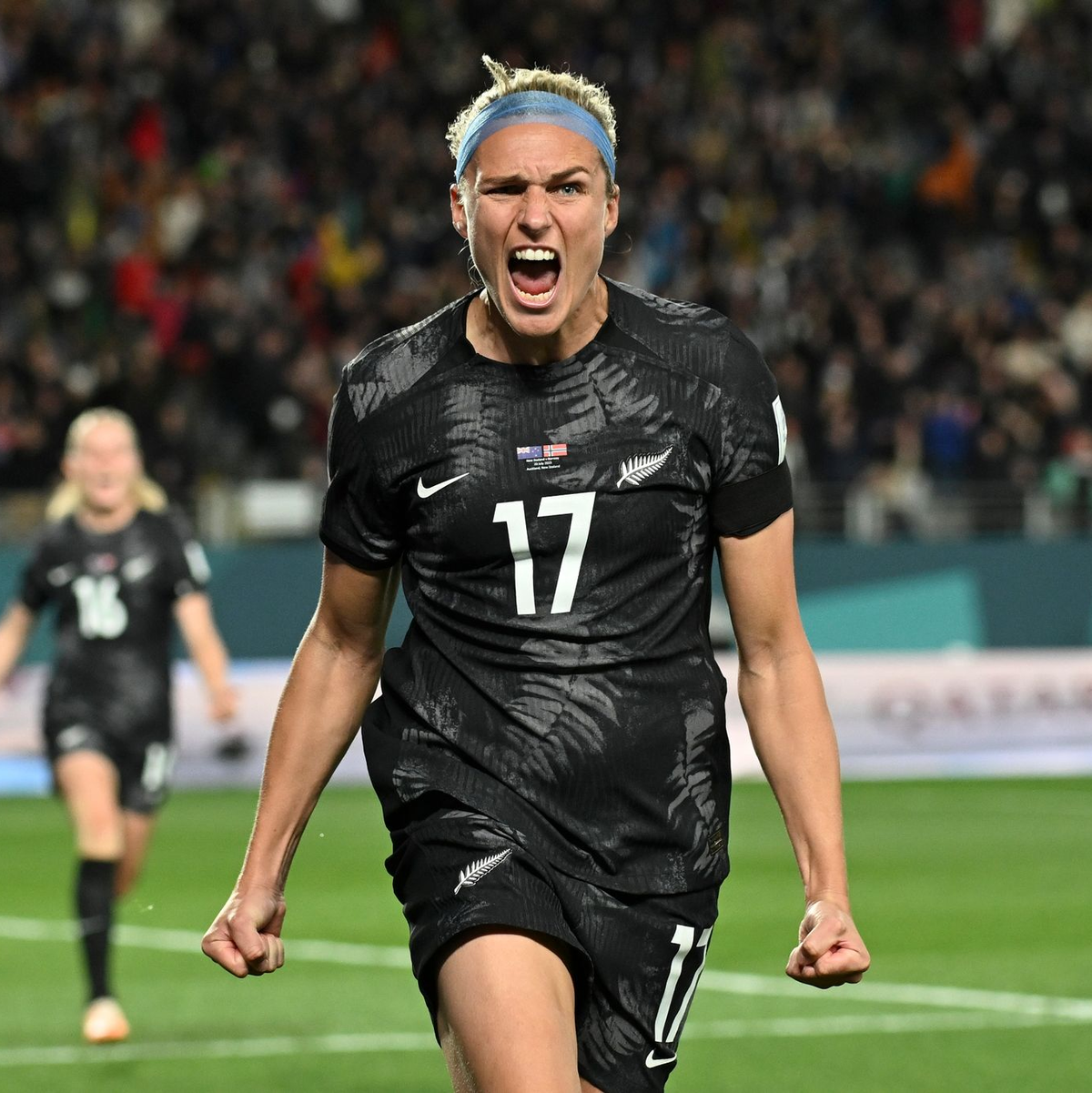 Matchwinnerin beim WM-Auftakt in Auckland: Hannah Wilkinson. - Foto: Andrew Cornaga/AP/dpa