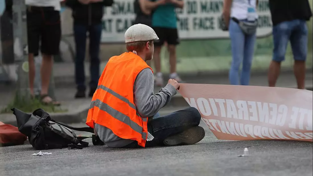 Protest von Letzter Generation (Archiv) - Bild: ?ber dts Nachrichtenagentur