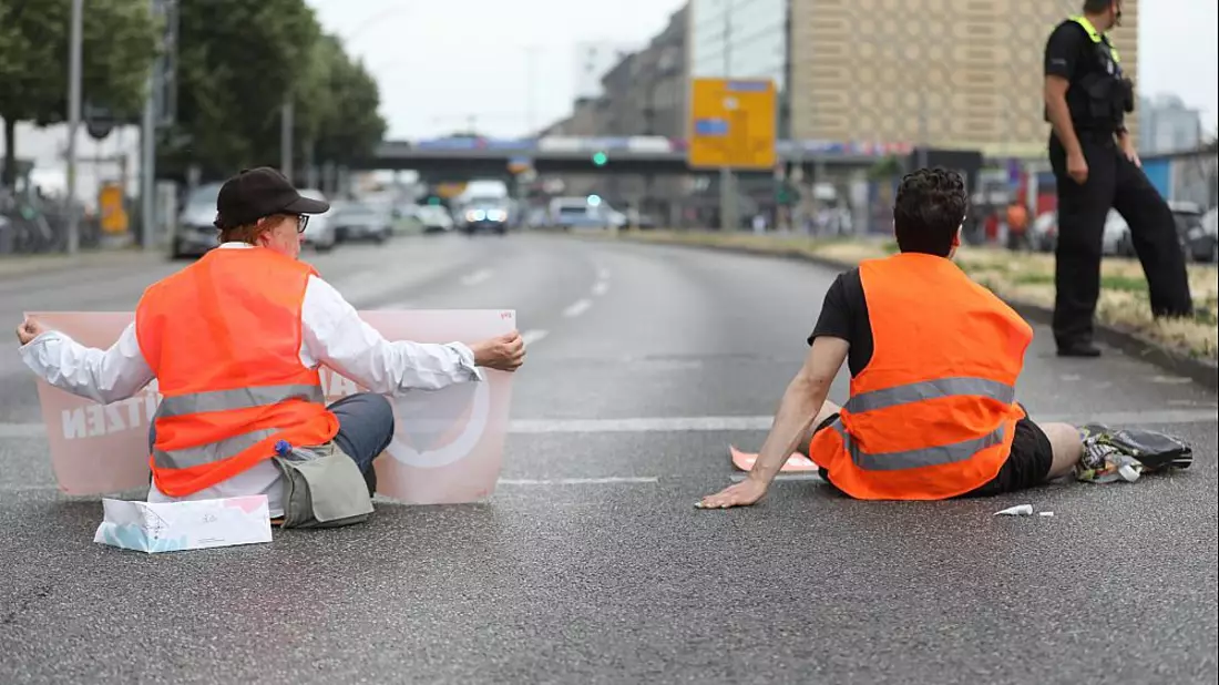 Protest von Letzter Generation (Archiv) - Bild: ?ber dts Nachrichtenagentur