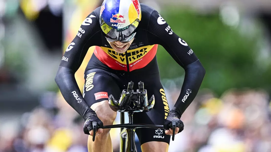 Sieht sich in der Tour-Netflix-Doku falsch dargestellt: Wout van Aert. - Bild: Jasper Jacobs/Belga/dpa