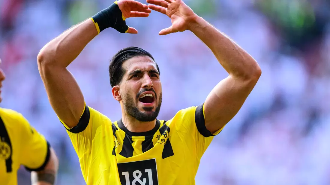Dortmunds Emre Can hat seinen Vertrag bei der Borussia verlängert. - Bild: Tom Weller/dpa