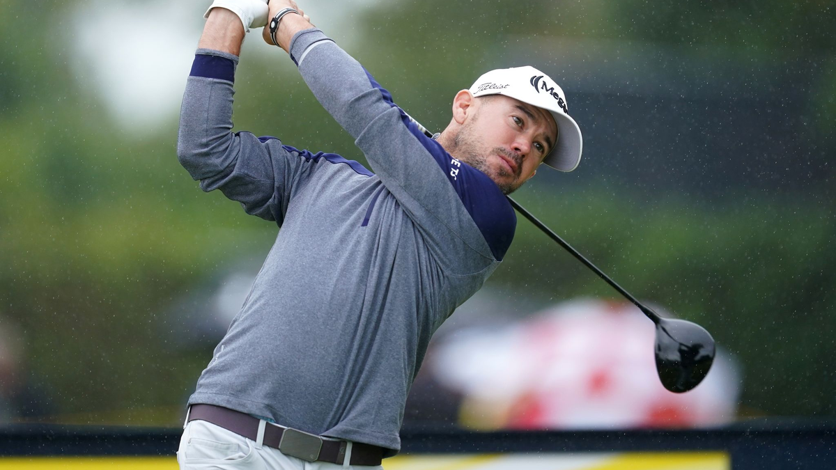 Liegt derzeit fünf Schläge vor seinem Landsmann Cameron Youn: Der US-Amerikaner Brian Harman. - Foto: David Davies/PA Wire/dpa