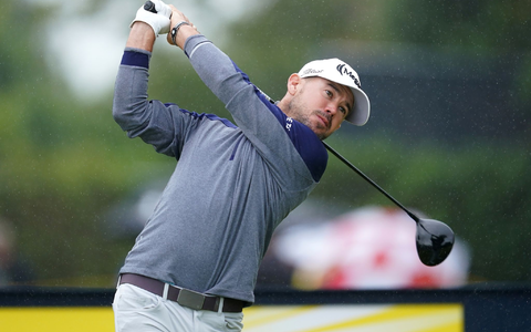 Liegt derzeit fünf Schläge vor seinem Landsmann Cameron Youn: Der US-Amerikaner Brian Harman. - Foto: David Davies/PA Wire/dpa