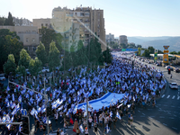 Tausende Israelis sind nach Jerusalem marschiert, um gegen die Pläne der Regierung zu protestieren. - Foto: Ohad Zwigenberg/AP/dpa