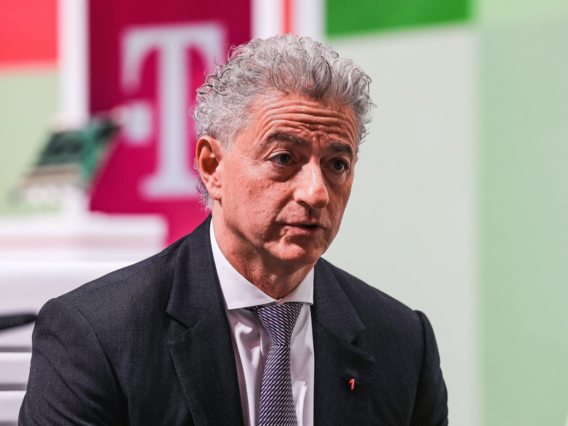 Der Geschäftsführer von T-Systems: Adel Al-Saleh. - Foto: Oliver Berg/dpa