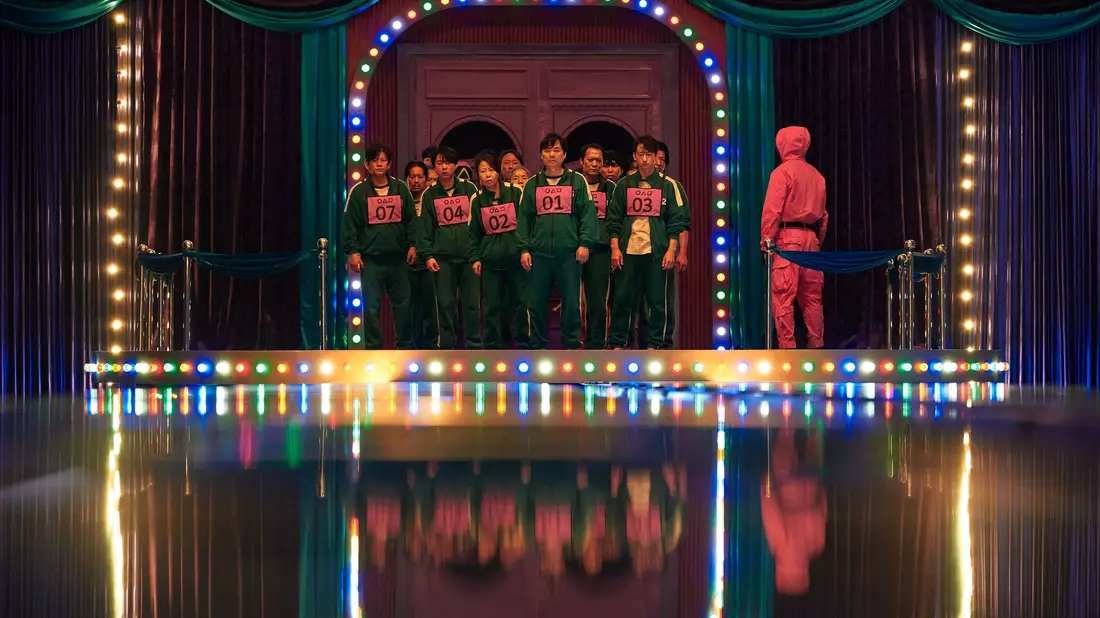 Sie spielen um ihr Leben: Szene aus der ersten Staffel des Netflix-Welthits «Squid Game». - Bild: Noh Juhan/Netflix/dpa