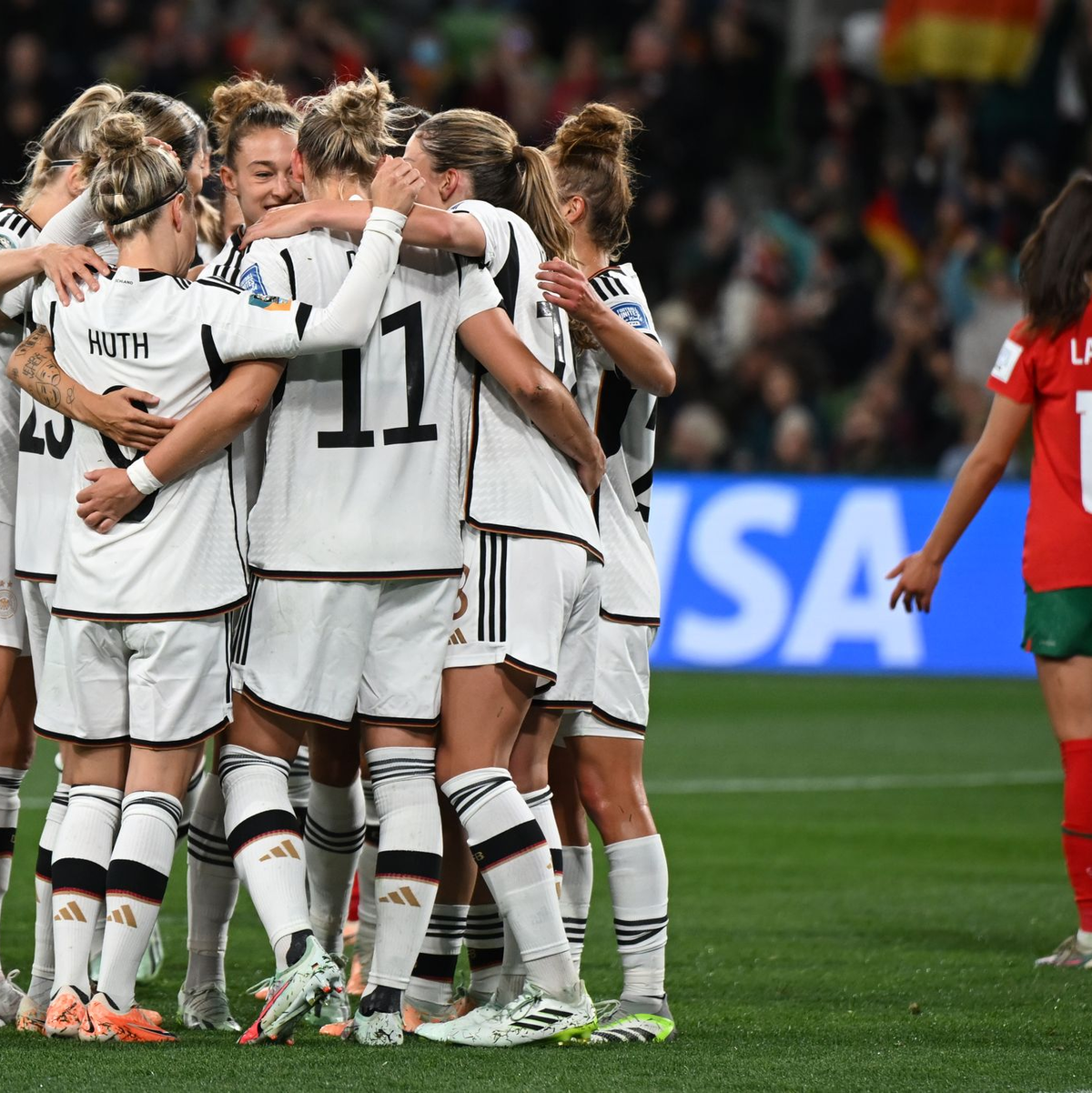Mit einem Kantersieg starteten Deutschlands Fußballerinnen in die WM. - Foto: Sebastian Christoph Gollnow/dpa