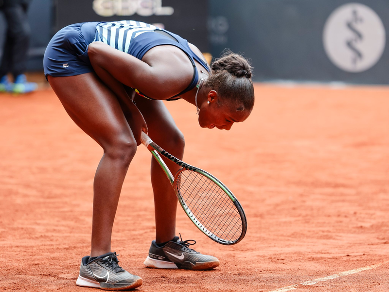 Musste sich im Finale von Hamburg geschlagen geben: Noma Noha Akugue. - Foto: Frank Molter/dpa