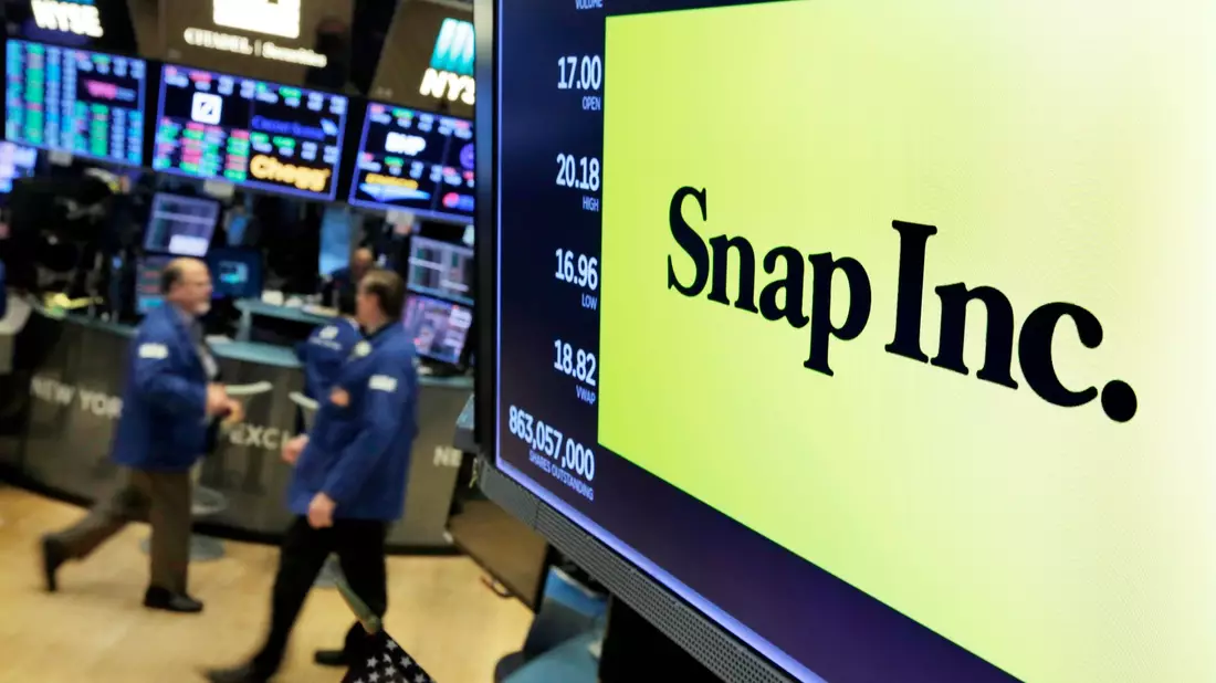 Die Snap-Erlöse sind im vergangenen Quartal im Jahresvergleich um 21 Prozent gestiegen. - Bild: Richard Drew/AP/dpa