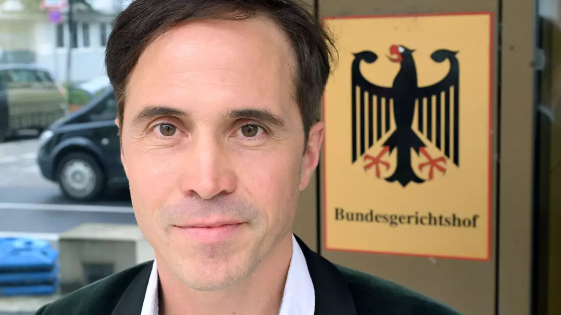 Martin Kilger vor dem Bundesgerichtshof (BGH) in Karlsruhe - Bild: Uli Deck/dpa