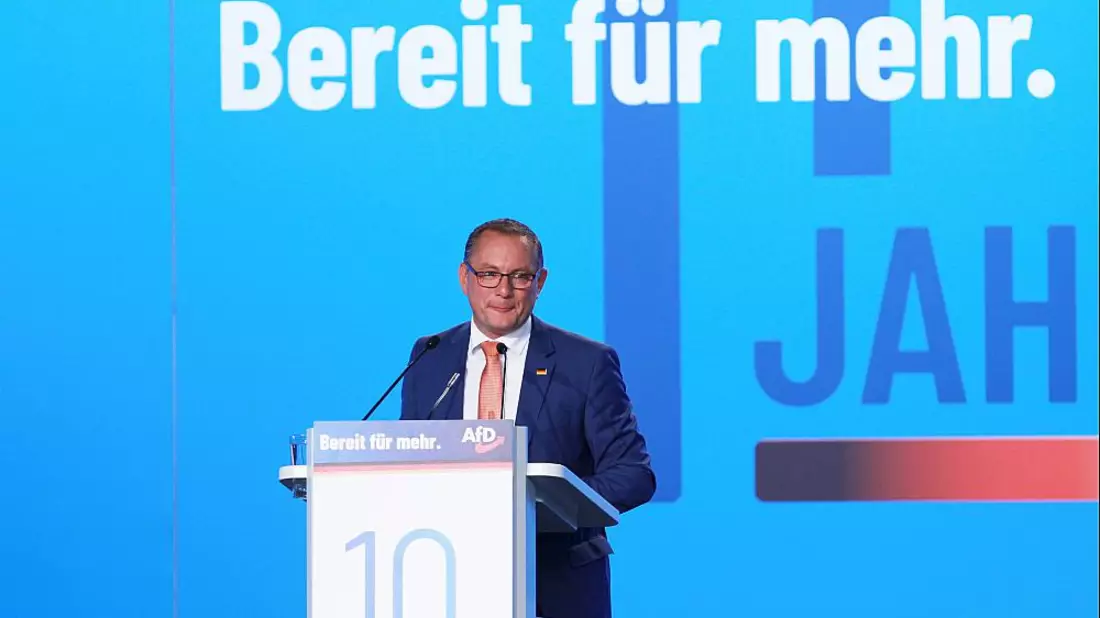 Tino Chrupalla auf AfD-Parteitag am 28.07.2023 - Bild: ?ber dts Nachrichtenagentur