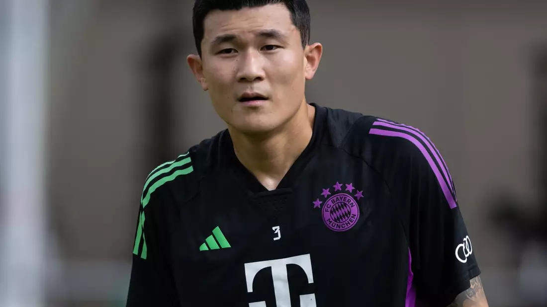 Steht vor seinem Debüt im Bayern-Trikot: Min-Jae Kim. - Bild: Sven Hoppe/dpa