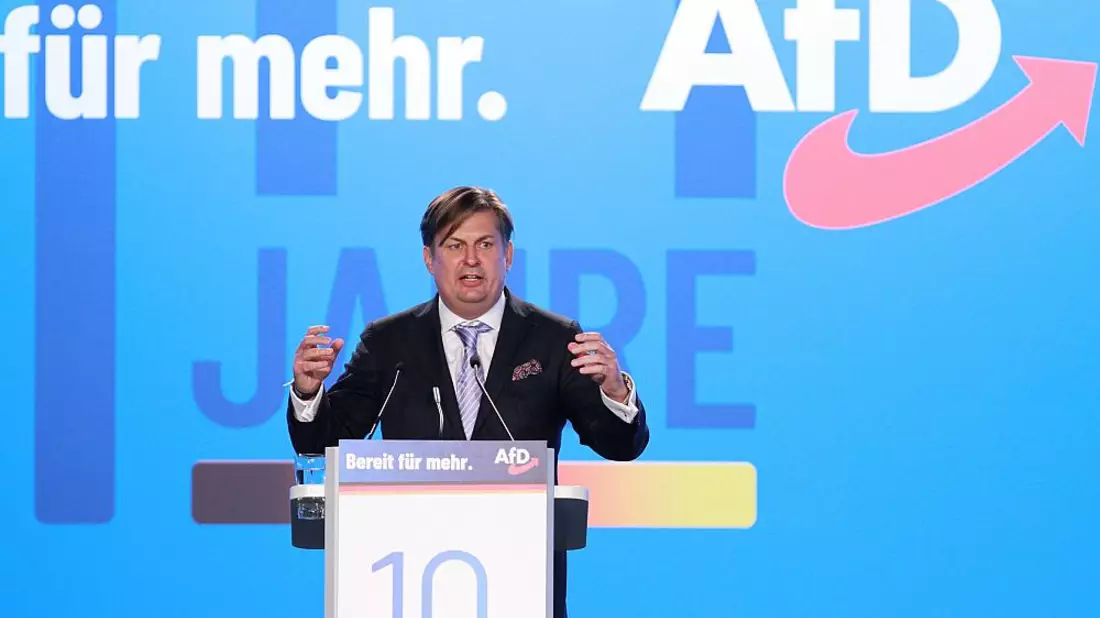 Maximilian Krah hält seine Vorstellungsrede am 29.07.2023 - Bild: ?ber dts Nachrichtenagentur