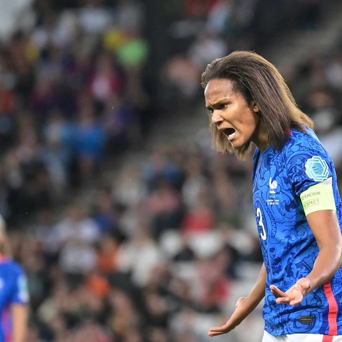 Wendie Renard erzielte in der 83. Minute per Kopf nach einem Eckball den Siegtreffer für Frankreich. - Foto: Sebastian Gollnow/dpa