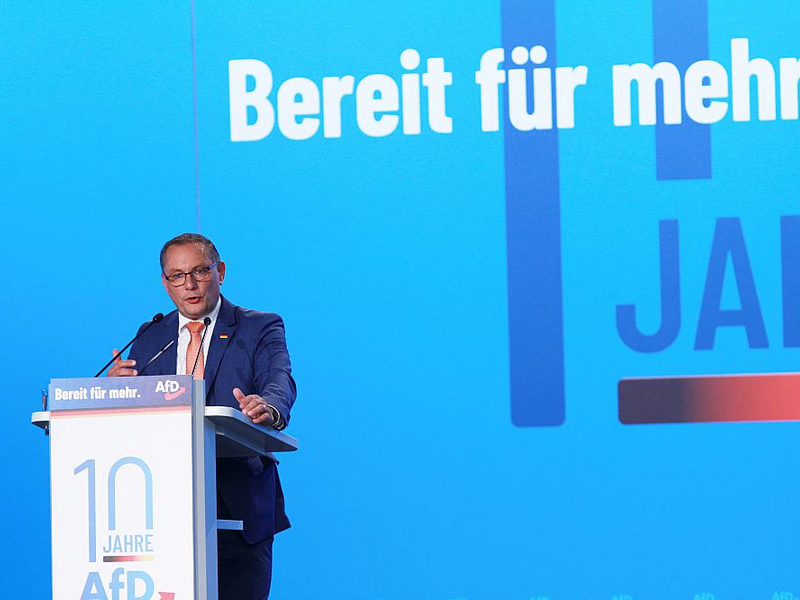 Tino Chrupalla auf AfD-Parteitag am 28.07.2023 - Foto: ?ber dts Nachrichtenagentur