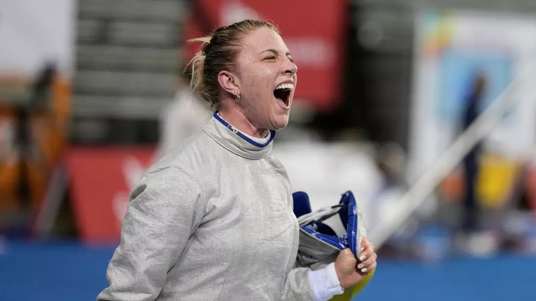 Verpasste mit ihrem Team knapp eine Medaille in Mailand: Olha Charla. - Bild: Lee Jin-man/AP/dpa
