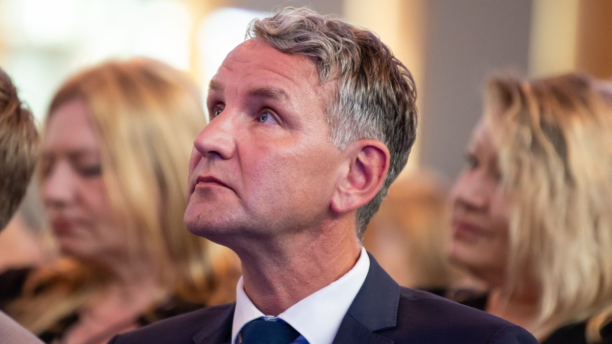 Björn Höcke, Fraktionsvorsitzender der AfD in Thüringen. - Foto: Silas Stein/dpa