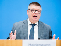 Laut Verfassungsschutzpräsident Thomas Haldenwang hatten «diverse Wahlbewerber» der AfD «rechtsextremistische Verschwörungstheorien» geäußert. - Foto: Christoph Soeder/dpa