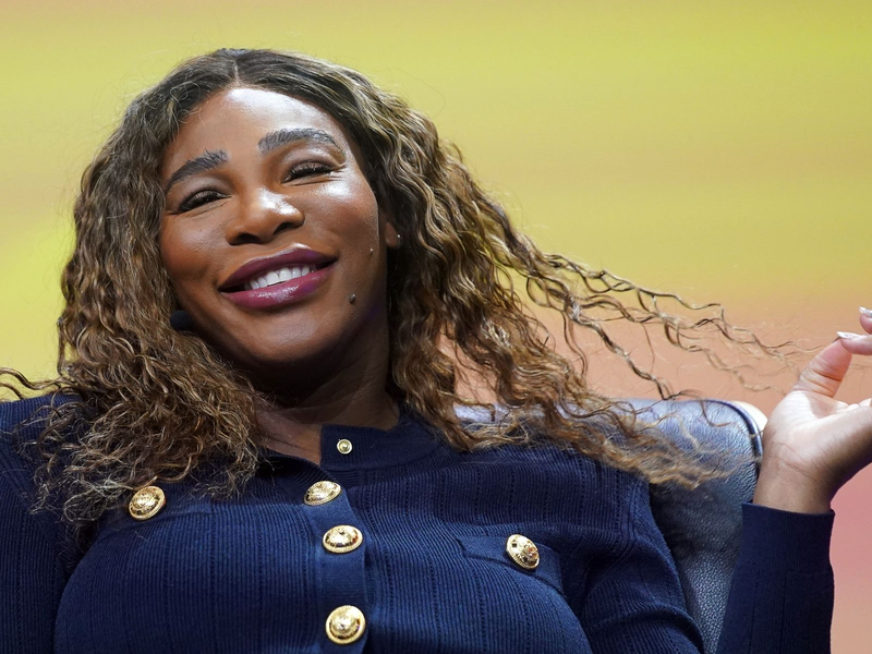 Inszeniert mit Drohne ihre «Gender Reveal»-Party: Serena Williams. - Foto: Marcus Brandt/dpa