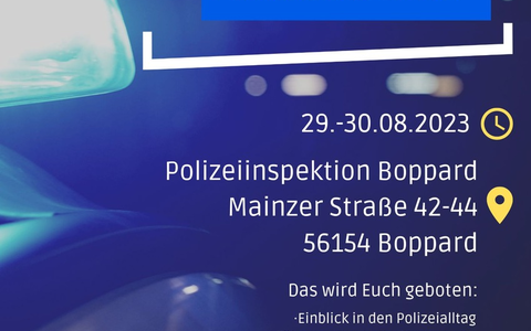 POL-PDKO: Schnuppertage Polizei Boppard im August - Foto: presseportal.de
