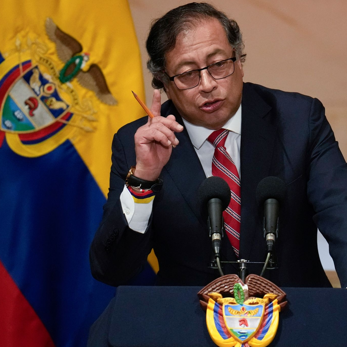 Der Sohn des kolumbianischen Präsidenten Gustavo Petro wurde im Rahmen einer Geldwäscheuntersuchung verhaftet. - Foto: Fernando Vergara/AP/dpa